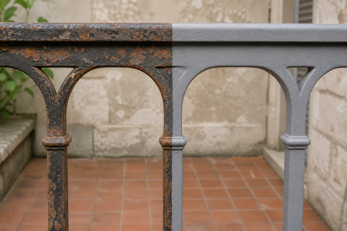 Peinture antirouille sur métal : choisir et appliquer